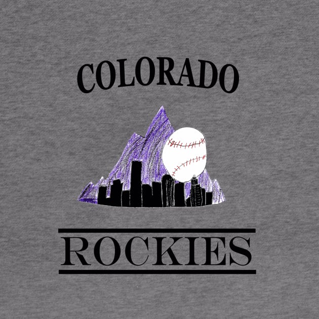 Colorado Rockies Denver Skyline Logo Design by Kids’ Drawings 